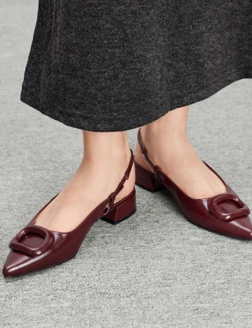 Pantofi SHEIN, visiniu