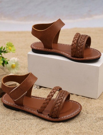 Sandale Shein Kids, maro