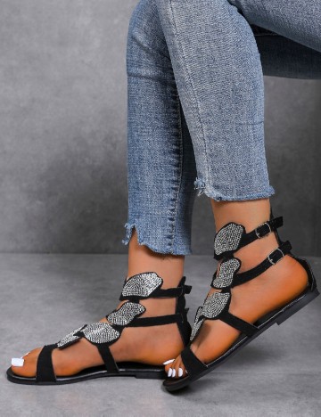
						Sandale SHEIN, negru