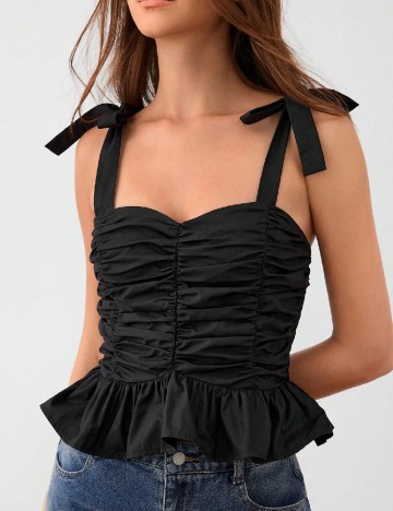 
						Top Forever 21, negru