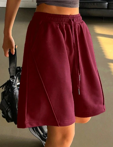 Pantaloni scurti Dazy, visiniu