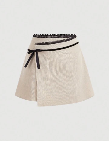 Fusta pantalon SHEIN, bej