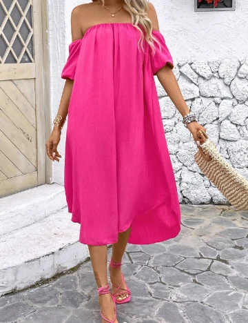 Rochie medie SHEIN, roz