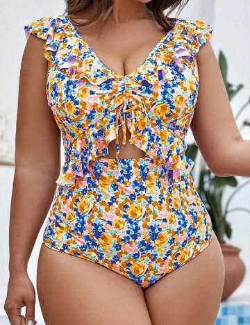 Costum de baie SHEIN CURVE, mix culori