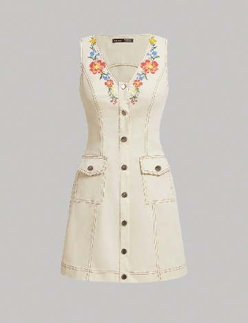 
						Rochie scurta SHEIN, crem