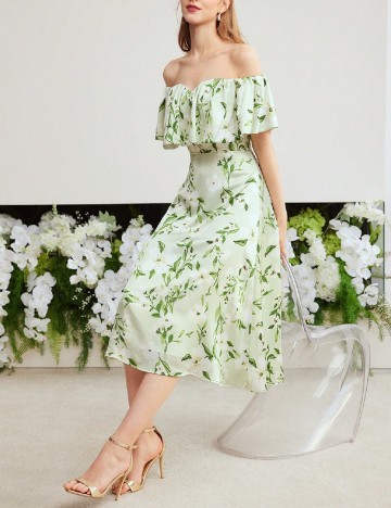 
						Rochie medie MOTF, verde