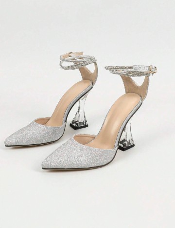 Pantofi SHEIN, argintiu