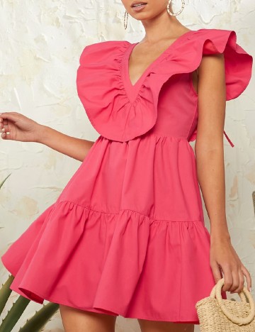 
						Rochie scurta SHEIN, roz