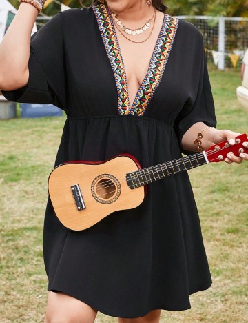 
						Rochie scurta SHEIN CURVE, negru