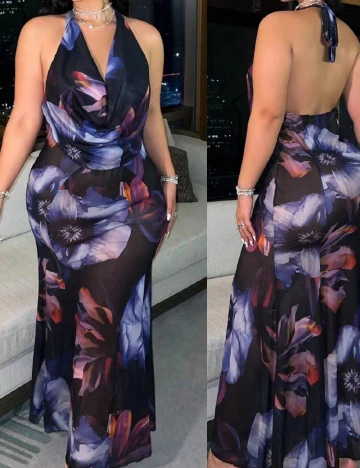 Rochie lunga SHEIN CURVE, negru