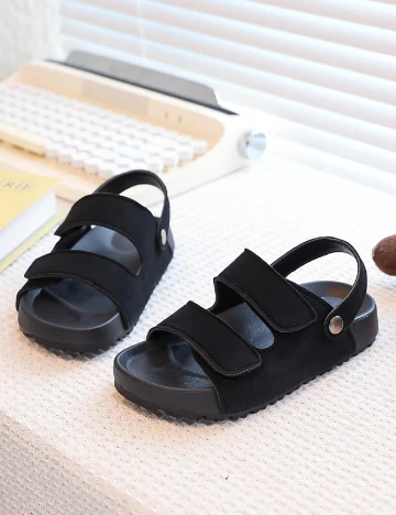 Sandale Shein Kids, negru