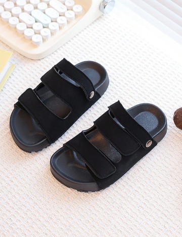 Sandale Shein Kids, negru