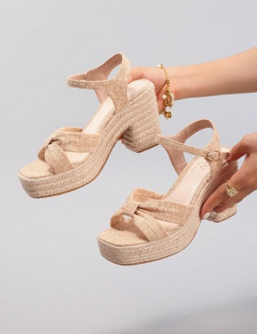 Sandale SHEIN, crem