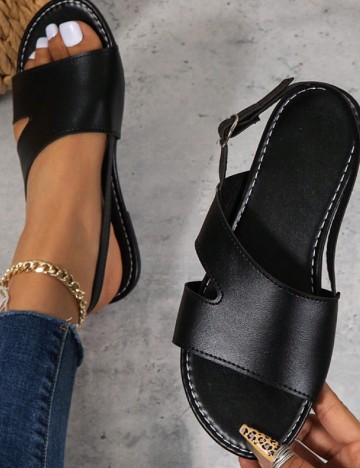 Sandale SHEIN, negru