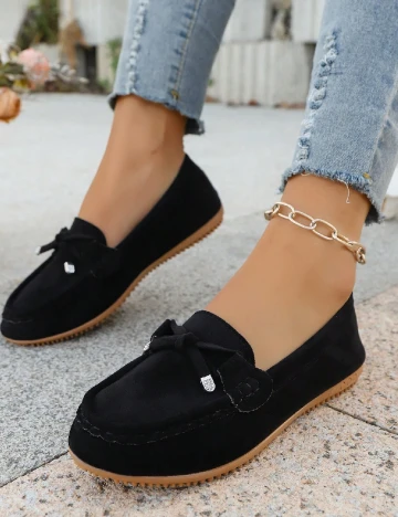 Mocasini SHEIN, negru