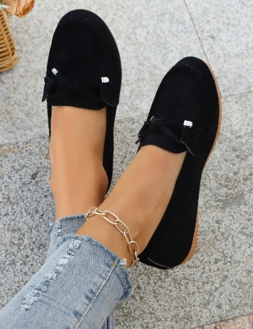 Mocasini SHEIN, negru