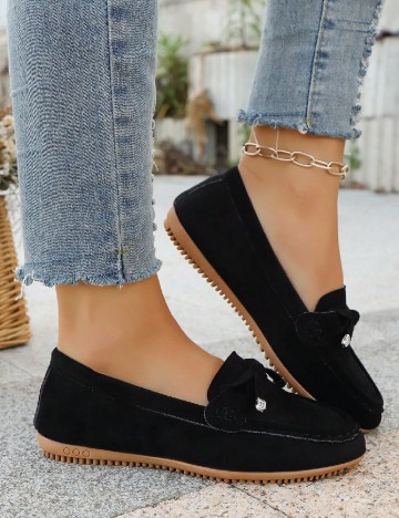 Mocasini SHEIN, negru