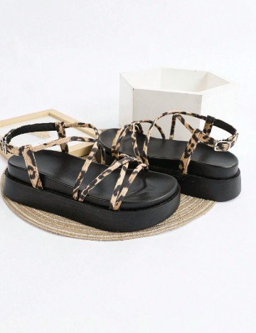 Sandale SHEIN, animal print