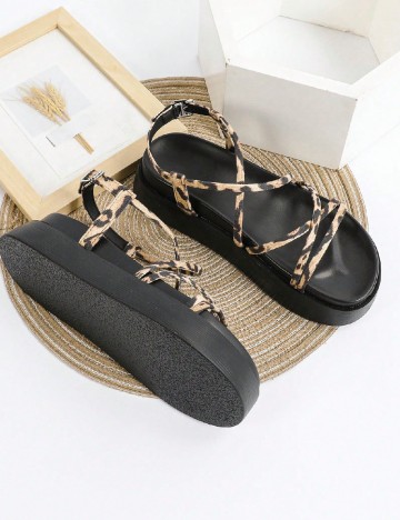Sandale SHEIN, animal print