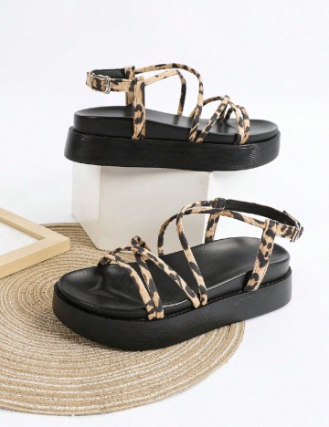 Sandale SHEIN, animal print