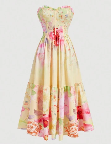 Rochie lunga SHEIN, mix culori