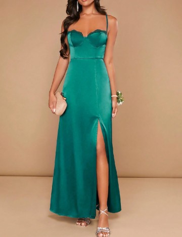 
						Rochie lunga SHEIN, turcoaz