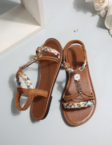 Sandale SHEIN, maro