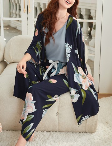 
						Pijama SHEIN, bleumarin