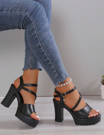 Sandale SHEIN, negru