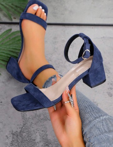 Sandale SHEIN, bleumarin