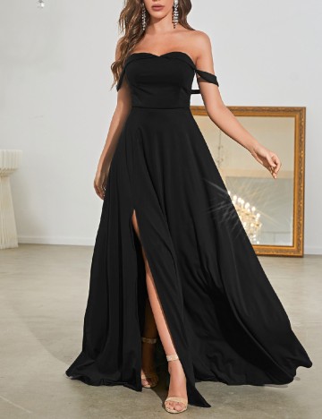 
						Rochie lunga Giffniseti, negru