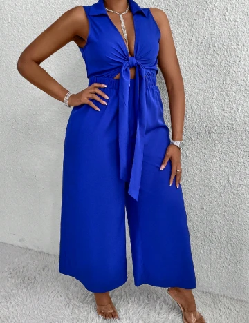 Salopeta SHEIN CURVE, albastru