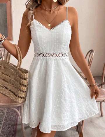 
						Rochie scurta SHEIN, alb