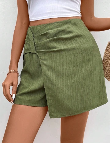 Fusta pantalon SHEIN, verde