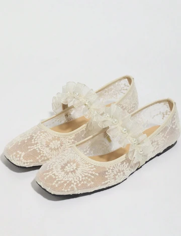 Balerini SHEIN, crem