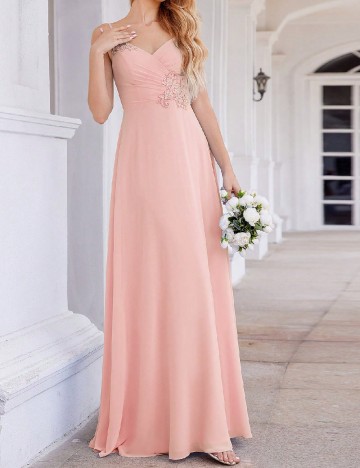 
						Rochie lunga Ever-Pretty, roz