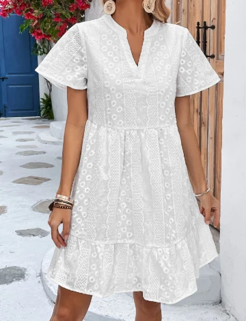 Rochie scurta SHEIN, alb