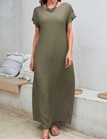 
						Rochie lunga Emery Rose, verde