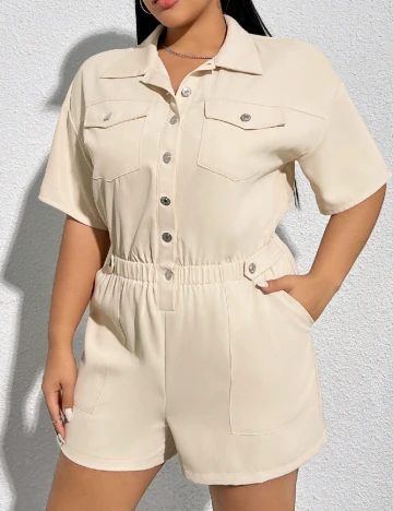 Salopeta SHEIN CURVE, bej