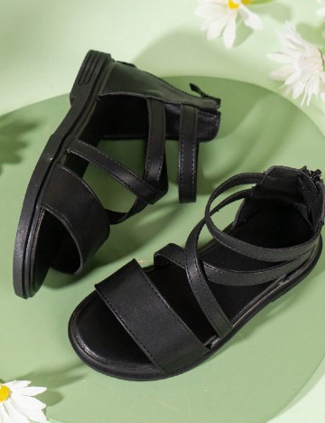 Sandale Shein Kids, negru
