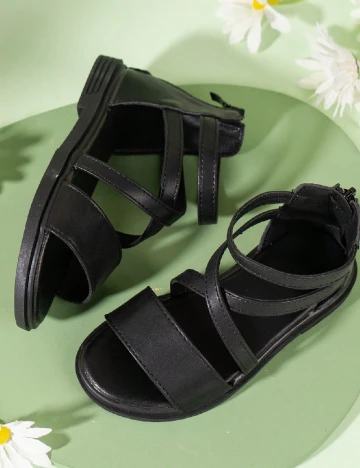 Sandale Shein Kids, negru