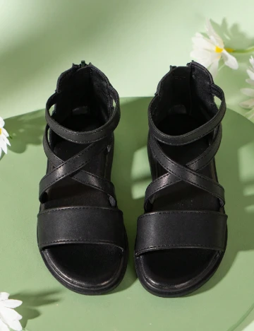 Sandale Shein Kids, negru