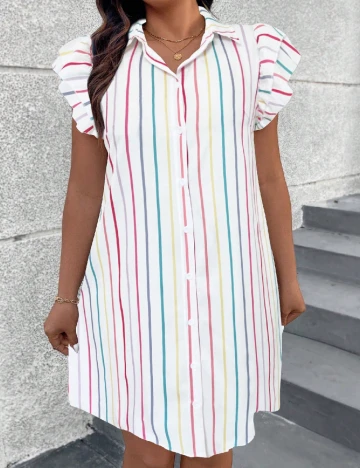 Rochie scurta SHEIN CURVE, mix culori