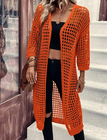 
						Kimono SHEIN, portocaliu