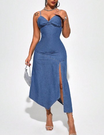 
						Rochie medie SHEIN, albastru