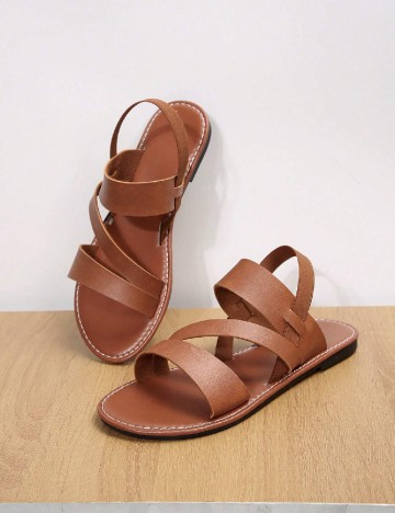 Sandale SHEIN, maro