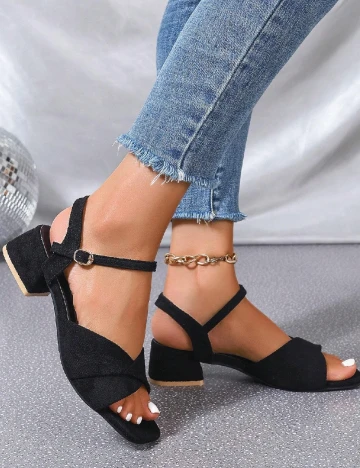 Sandale SHEIN, negru