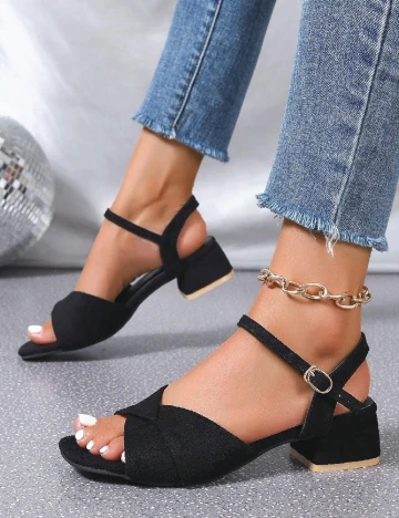 Sandale SHEIN, negru