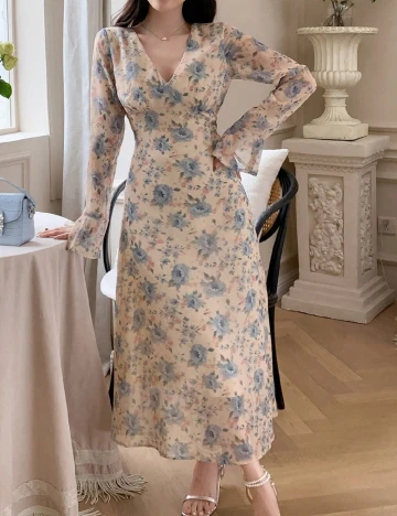 Rochie lunga Dazy, floral