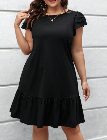 
						Rochie scurta SHEIN CURVE, negru